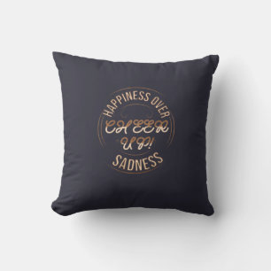 COUSSIN DECORATION D'INTÉRIEUR CHOISISSEZ HAPPY CHEER UP C