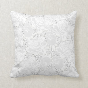 Coussin Décoration élégante des Roses blanches