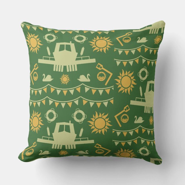 Coussin Décoration et Cadeaux de péniche étroite (Recto)