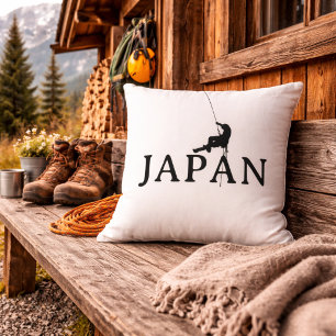 Coussin Décoration extérieure silhouette de corde d'alpini