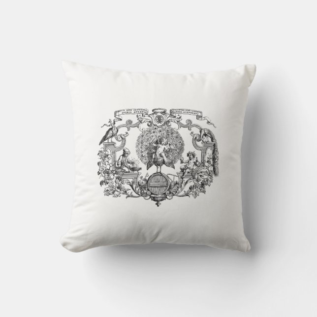 Coussin Décoration florale (Recto)