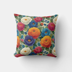 Coussin Décoration Florale Rustique Botanique Vintage
