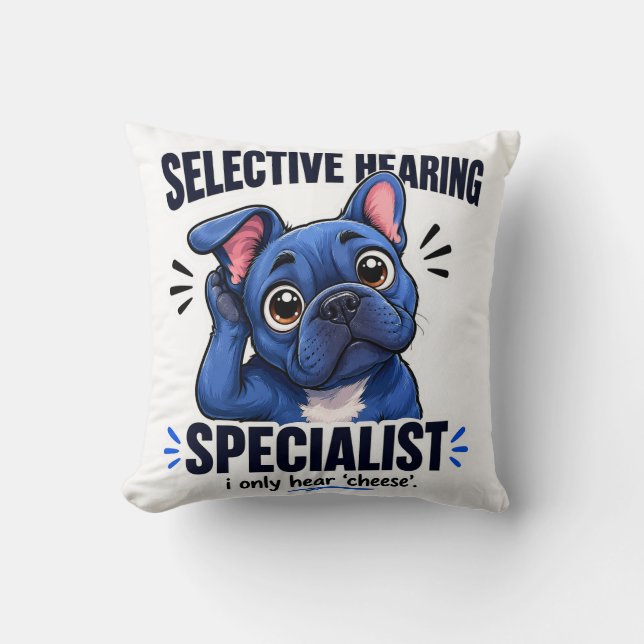 Coussin Décoration intérieure pour l'écoute des snacks du  (Recto)