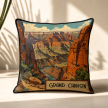 Décoration intérieure vintage du Grand Canyon Sud-