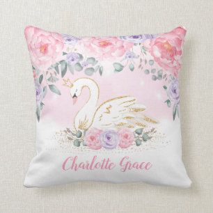 Coussin Décoration magique du Swan Princess Girl