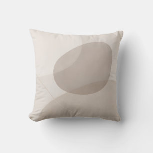 Coussin Décoration Moderne Taupe Neutre