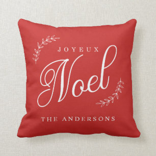 Coussin Décorations modernes de Noël de Joyeux Noel