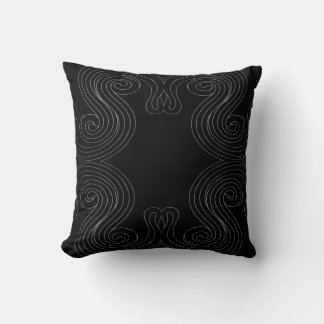 Coussin Decorative abstract ornament with spiral motifs