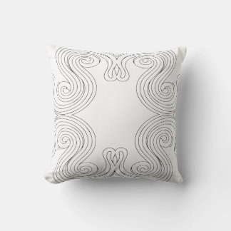 Coussin Decorative abstract ornament with spiral motifs