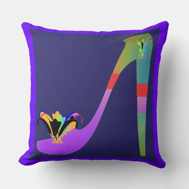 Coussin Decorative Ladies Slipper (Recto)