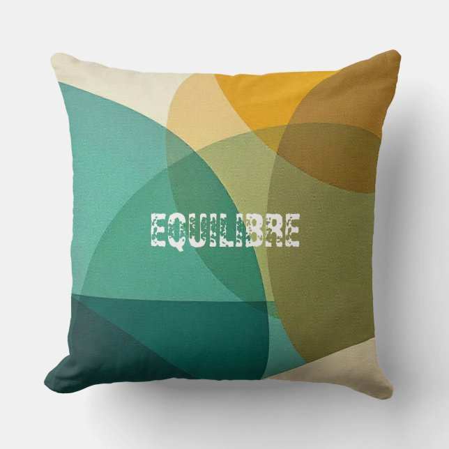 Coussin Decorative Pillow – Modern Geometric Texture (Recto)