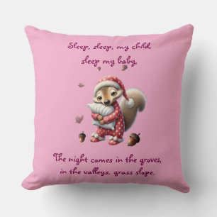 Coussin décorative pour enfants avec écureuil de b