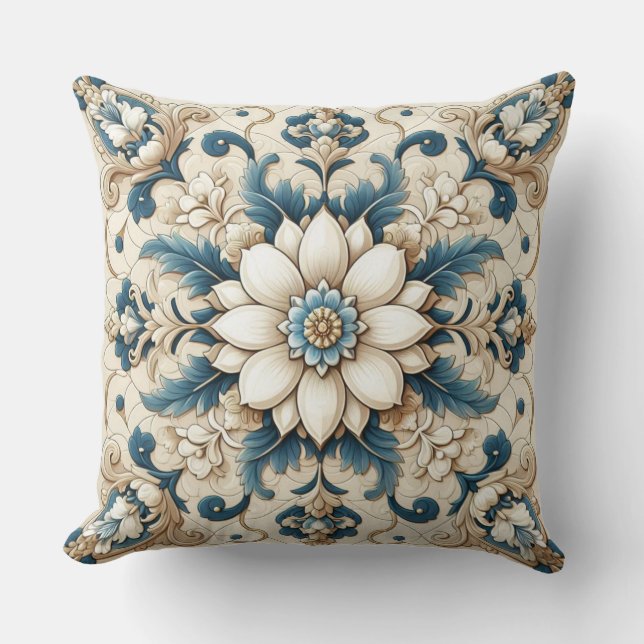 Coussin Décoré vintage (Recto)