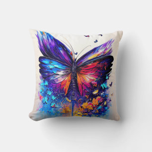 Coussin Découverte papillon Aventure Nature Planète Terre