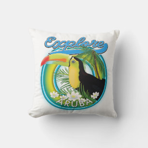 Coussin Découvrez le logo Aruba