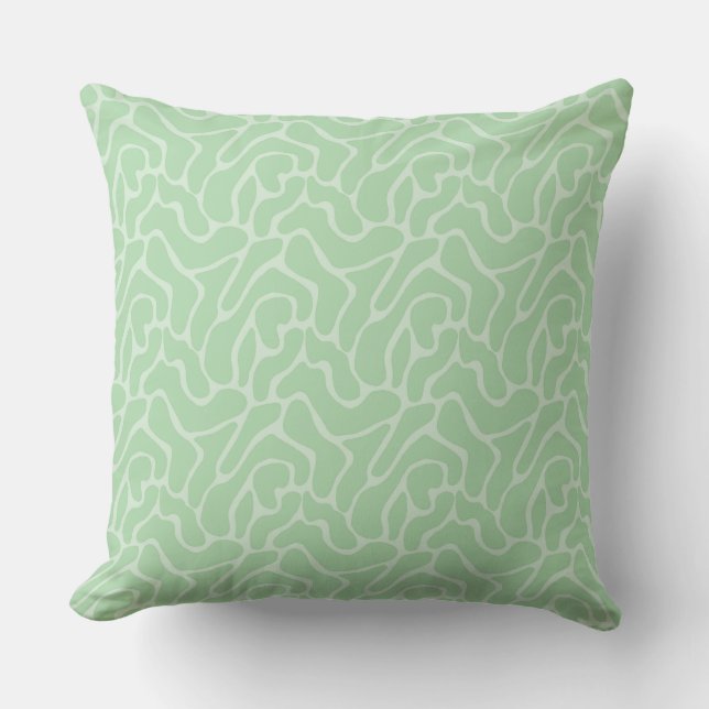 Coussin Découvrez le motif Amibe sans couture (Recto)