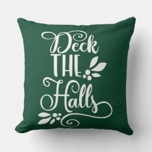 Coussin découvrez les halls Typographie