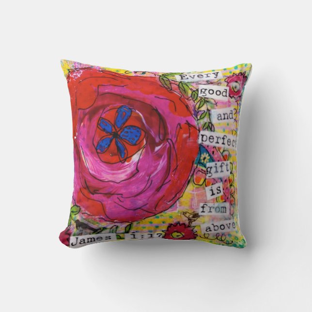 Coussin d'écriture sainte (Recto)