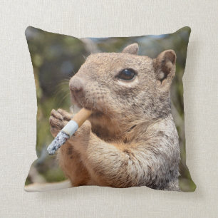 Coussin d'écureuil pour fumeurs de cigarettes biz