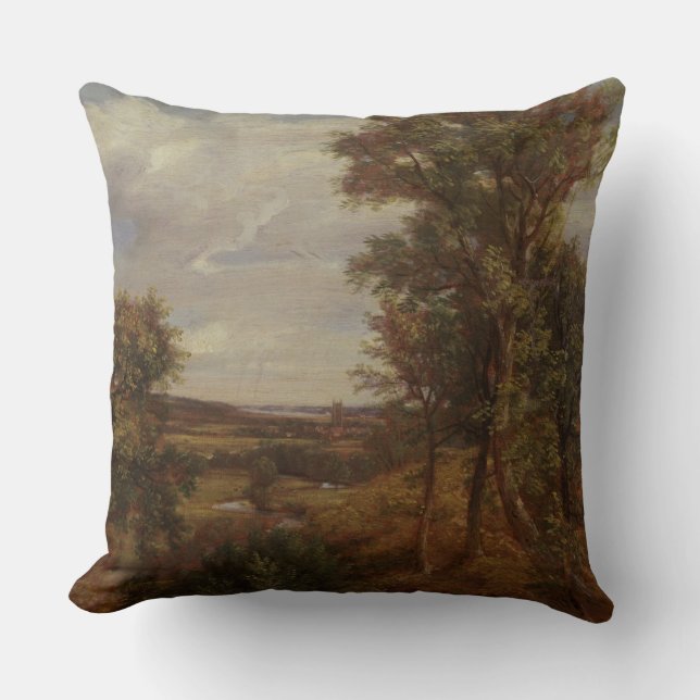 Coussin Dedham Vale, 1802 (huile sur la toile) (Recto)