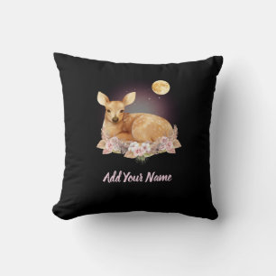Coussin Deer Throw Pillow