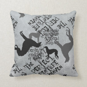 Coussin Deerhound Texto