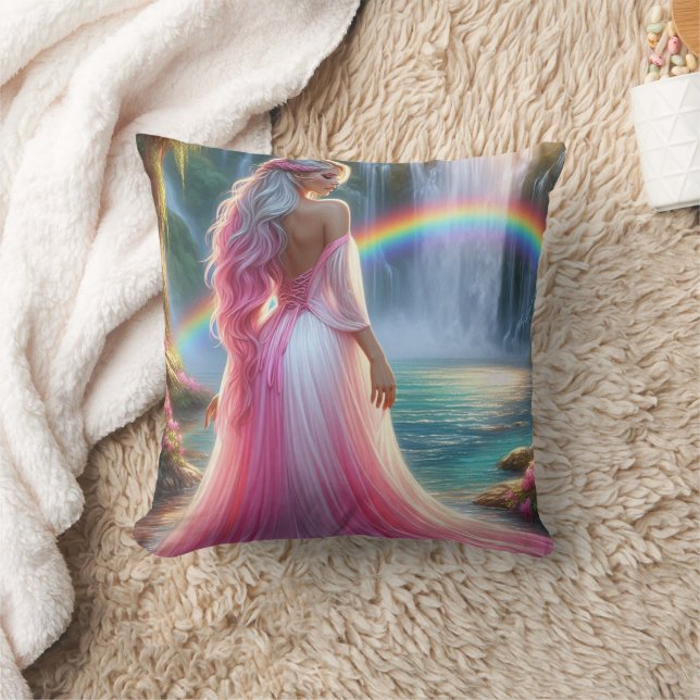 Coussin Déesse de la Vale arc-en-ciel (Couverture)