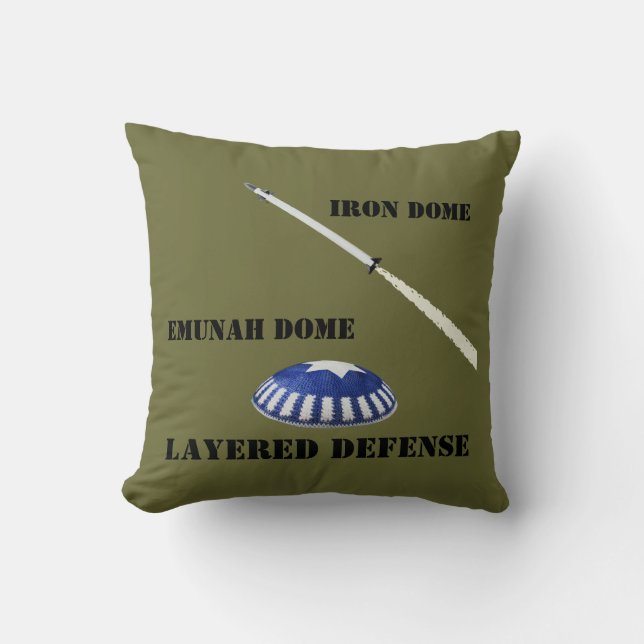 Coussin Défense en couches (Recto)