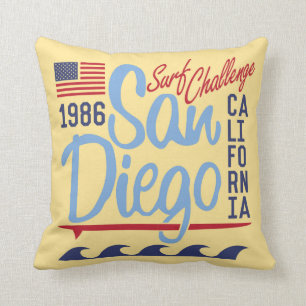 Coussin Défi 1986 de surf de San Diego