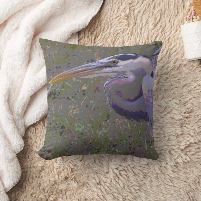 Coussin Défi Great Blue Heron (Couverture)