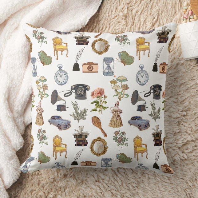 Coussin Définir de superbes anciens éléments Vintages (Couverture)