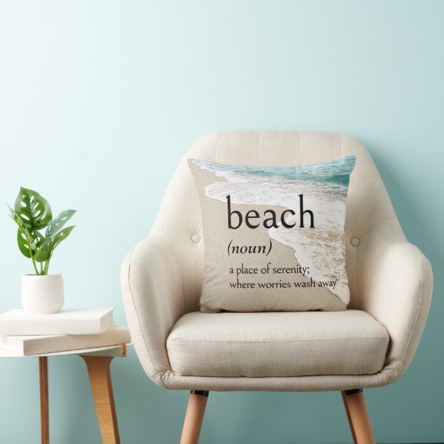 Coussin Définition de BEACH On Seashore (Chaise)