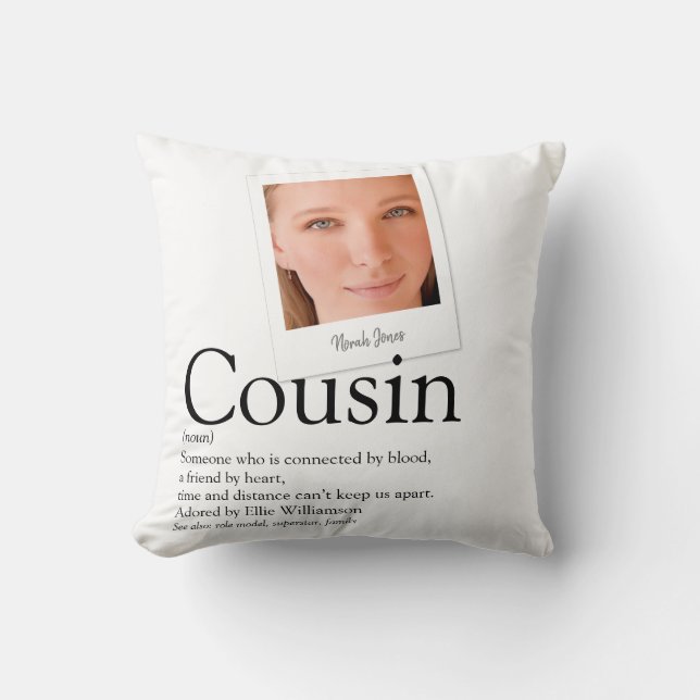 Coussin Définition de Cousin Photo Moderne (Recto)