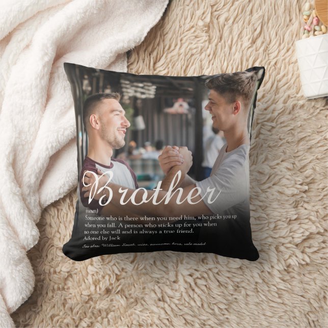 Coussin Définition de frère super cool moderne pour toujou (Couverture)