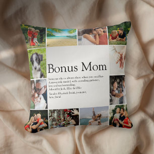 Coussin Définition de Maman Bonus 12 Collage de photos