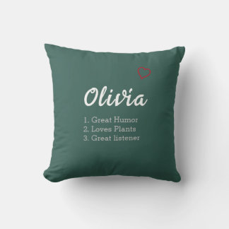 Coussin Définition de nom personnalisée