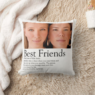 Coussin Définition des Meilleurs Amis Photo