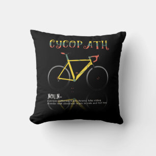 Coussin Définition Drôle Vélo Addict Cadeau pour