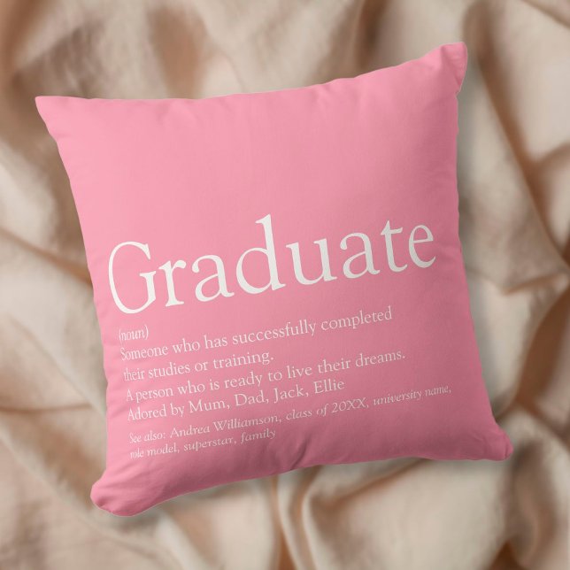 Coussin Définition du diplôme d'études supérieures Moderne (Créateur téléchargé)