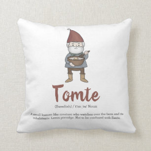 Coussin Définition du joli suédois Tomte Gnome