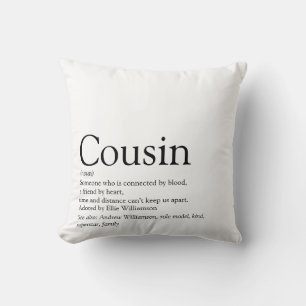 Coussin Définition du meilleur cousin au monde