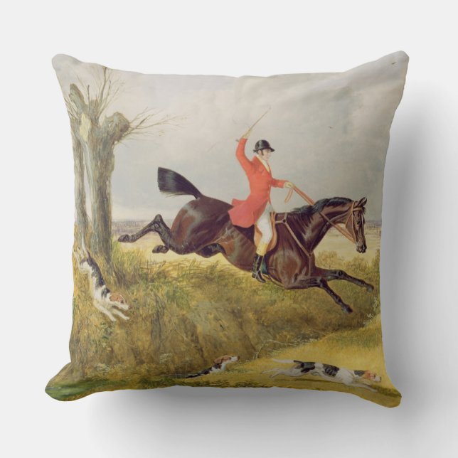 Coussin Dégageant un fossé, 1839 (huile sur le panneau) (Recto)