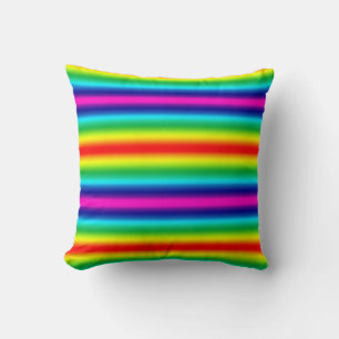 Coussin Dégradé arc-en-ciel.