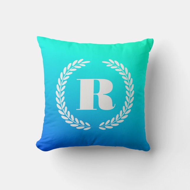 Coussin Dégradé bleu (Recto)