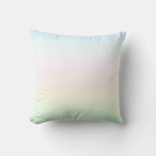 Coussin Dégradé de couleurs pastel légères élégantes