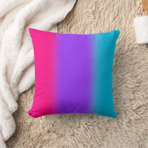 Coussin Dégradé de Fierté Androgyne - Cadeau pour les pers