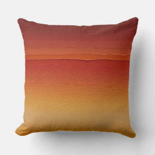 Coussin dégradé de touches rouge orange et jaune