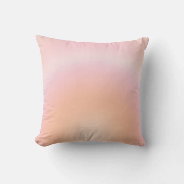Coussin Dégradé Fuzz Peach (Recto)