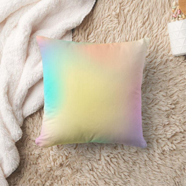 Coussin Dégradé pastel coloré (Couverture)