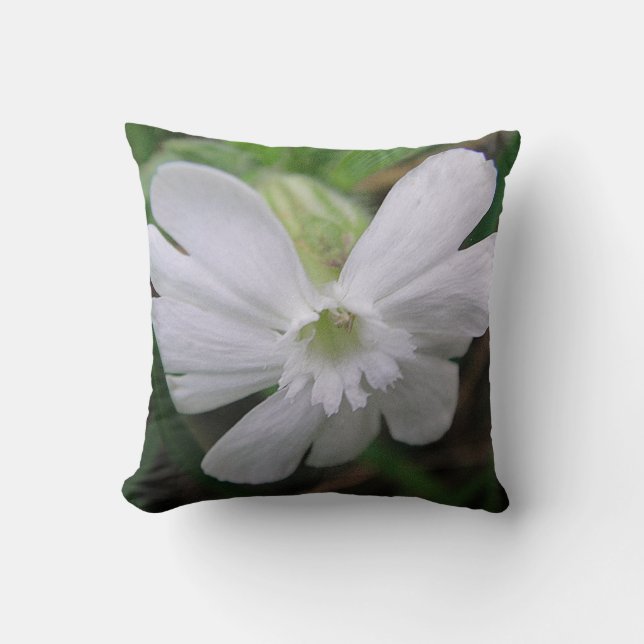 Coussin Dekokissen grosse weisse Wildblüte (Recto)